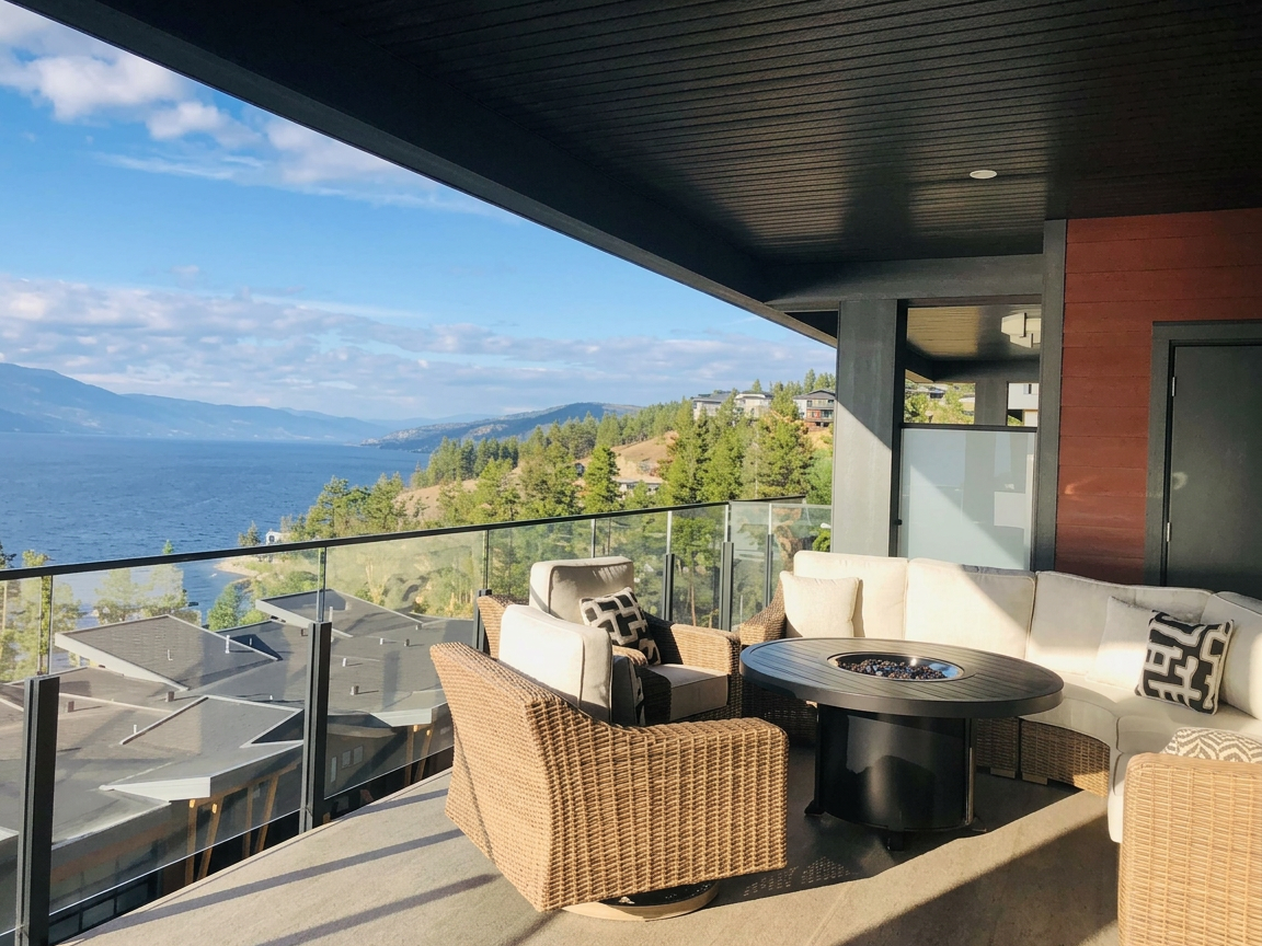 Balcony with Lake View